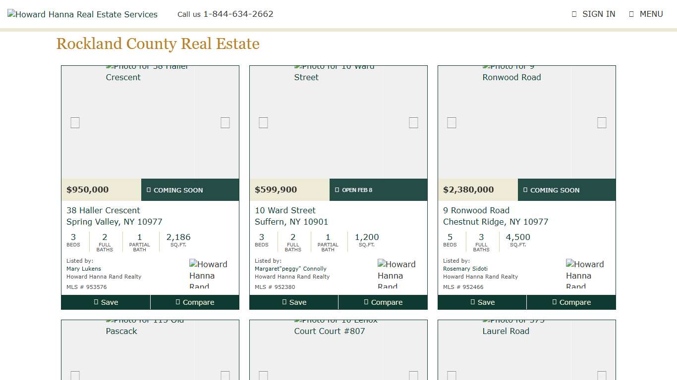 Homes for Sale in Rockland, NY Howard Hanna